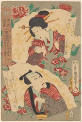 演劇界の柳四分の一、栄華を極める一対の花（オブジェに連載タイトル）