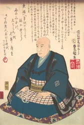 メモリアｌ ぽＲＴライｔ おｆ 一龍斎 広重 １７９７ー１８５８、 １７８６ー１８６４。、 １７８６ー１８６４