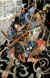 私の早田弘直シリーズ。本町水滸伝豪傑八百人の一人 1830-31年頃