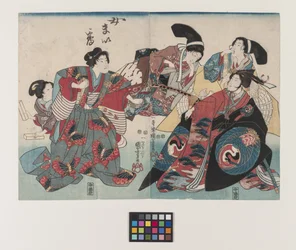 おんな舞鶴 1847～1852年頃（錦絵）