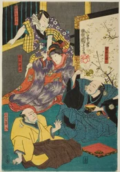 三代目嵐吉三郎（網干佐茂次郎役）、二代目尾上菊五郎（浜路役）、中村勘右衛門（ぬるで御法度役）、四代目大谷友右衛門（庄勘引六役）。