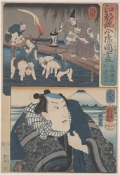 名所江戸百景（木版画）