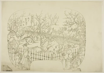 東都名所」シリーズの版画のキーブロック