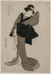 Segawa Roko as Hachizos Wife Ohatsu, c. 1805. 