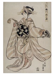 俳優 瀬川道三郎 1804-1806年頃（木版・紙）