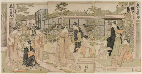 1790年代初頭、志賀茶屋への訪問者。