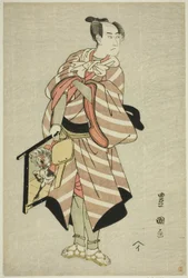1797 年 11 月に桐劇場で上演された芝居「宮入り結びの紙垣」で、三代目沢村宗十郎が荷馬人むちぞうを演じた。