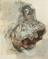幻想的な女性の姿