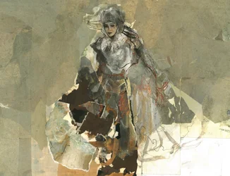 幻想的な女性の肖像画
