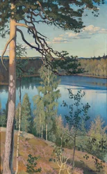 荒野の湖、1895