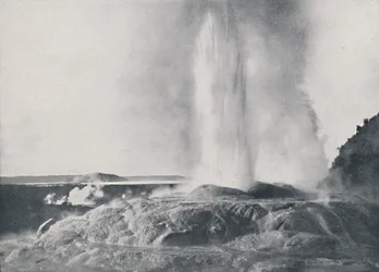 間欠泉、ニュージーランド、1924