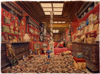 アレクサンドル・バシレフスキー - パリのバシレフスキー邸のギャラリー par Vereshchagin, Vasili Vasilyevich (1842-1904)