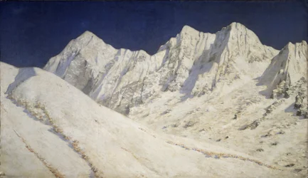 インド。ヒマラヤの雪、1874-1876