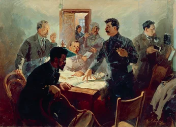 1917年の十月革命の杖