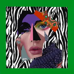 The Beautiful Struggle, 2019（木にアクリル絵の具）