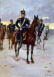 Argentine Army mounted grenadier officer