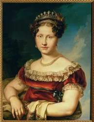 フランシスコ1世の娘ルイーザ・カルロッタ王女（キャンバスに描かれた絵画）