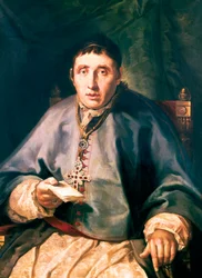ペドロ・ゴンザレス・ヴァレホの肖像。ビセンテ・ロペス・イ・ポルタナ（1772 - 1850）による絵画、19世紀前半。油彩・キャンバス。マドリード、元老院宮殿。
