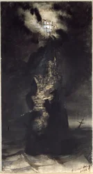レ・カスケ灯台、1866年