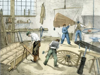 Jansonのリトグラフ。19世紀。