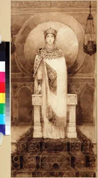 Sainte Helene (Imperialice Romanine, Mere de Constantin I) (verse 247/250 - verse 329/330) - Saint Helena par Viktor Mikhaylovich Vasnetsov (1848-1926)