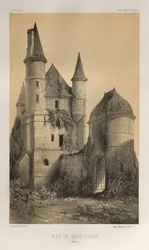 15 世紀の美しい建築物やモニュメント。 そしてXVI。 世紀: 15 世紀と 16 世紀のフランスの城 世紀: Pl. 82、Sart-l