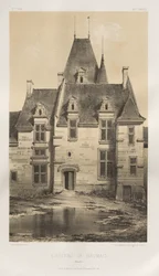 15 世紀の美しい建築物やモニュメント。 そしてXVI。 世紀: 15 世紀と 16 世紀のフランスの城: Pl. 97、シャトー ド ボーメ (カルヴァドス)