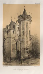 Pl。28、シャトードゥラヴェルディエールイルアンビレーヌ、1860年公開。