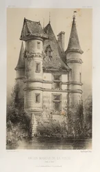 ... Pl 63、ラフォスソーヌエロワールの元マナー、1860年。