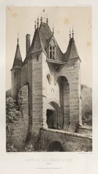 ... Pl 95、Porte de Villeneuve-Le-Roi Yonne、1860。