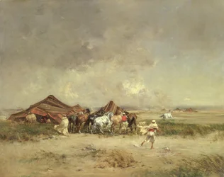 アラブ野営地、1872