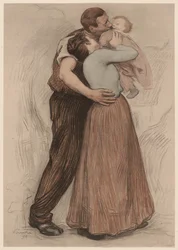 接吻、1898年。
