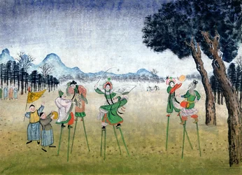 ベトナムの人形（紙にトイレ）