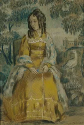 タペストリーの女性。ナデジダ・スタンユコビッチの肖像、1903
