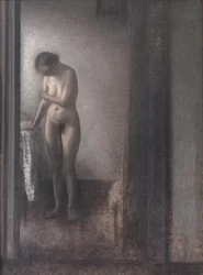 立っている女性のヌード