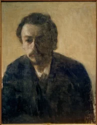 自画像V.Hammershöi、1891