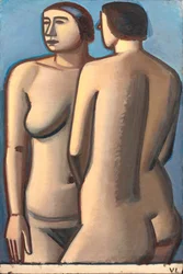2 つの女性のヌード