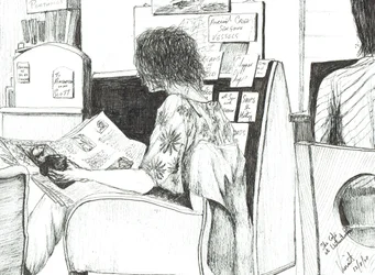 マンチェスターのWaterstonesブックショップでの朗読、2007年
