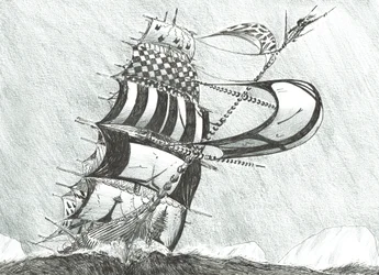 Storm Creators Prince Gustav Adolf Sea、2017年（紙にインク）