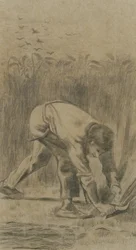 ミレーの後の死神、1880年。