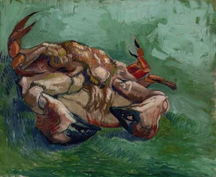 背中に乗ったカニ par Gogh, Vincent, van (1853-1890).キャンバスに油彩、サイズ：38x46,8
