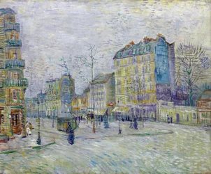 クリシー大通り - フィンセント・ファン・ゴッホ（1853-1890）の絵画 - キャンバスに油彩 1887年 - ファン・ゴッホ美術館、アムステルダム