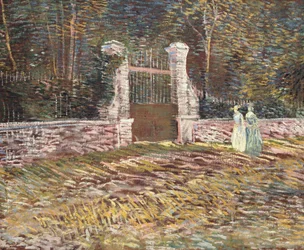 Voyer-d "Argenson Park at Asnieresへの入り口、1887年