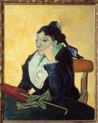アルルの女」「ジヌー夫人の肖像」（1848-1911） フィンセント・ファン・ゴッホ（1853-1900）の絵