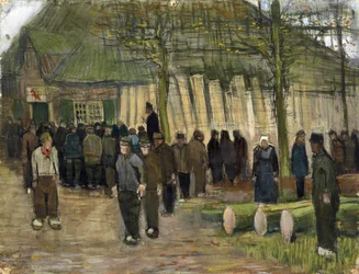 木材の販売（vente de bois） par Gogh, Vincent, van (1853-1890).チョーク、水彩、ペン、インク、紙、サイズ：34,9x44,8