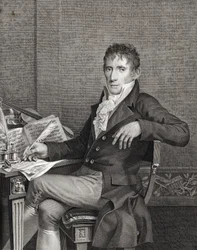 ヴァイオリン奏者で作曲家のアレッサンドロ・ローラの肖像 1757-1841年、c. 1810年。