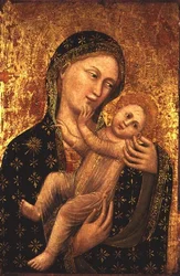 聖母子像（パネル