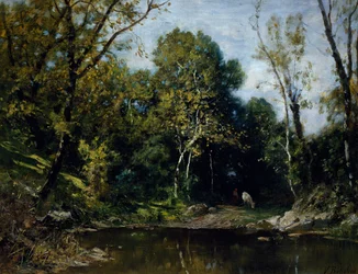 ヴィットリオ・ブッソリーノ（1853-1922）作『ミラフィオーリにて』。