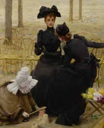 リュクサンブール公園での会話、1892年
