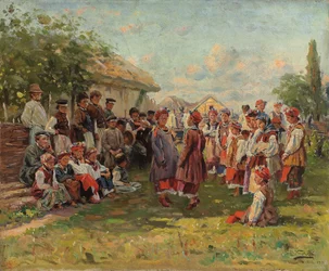 ウクライナの村の祭り、c。 1882-1917